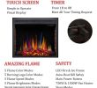 How to Adjust Gas Fireplace Flame Color Best Of Rwflame 28" Electric Fireplace Insert Freestanding & Recessed Electric Stove Heater touch Screen Remote Control 750w 1500w with Timer & Colorful Flame