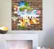 How to Clean the Inside Of A Fireplace Elegant Wall Dreams Cartoon Princess Barbie Cartoon Characters Sticker 60 X 60 Cms