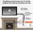 How to Hide Wires for Wall Mounted Tv Over Fireplace Lovely Wiring A Fireplace Wiring Diagram