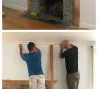 How to Install A Mantel On A Brick Fireplace Inspirational Shiplap Fireplace and Diy Mantle Ditched the Old