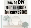 How to Install A Mantel On A Brick Fireplace New Shiplap Fireplace and Diy Mantle Ditched the Old