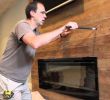 How to Install A Mantel On A Brick Fireplace Unique Installing A Wood Fireplace Mantel