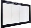 How to Install Fireplace Doors Unique Heatilator Bi Fold Glass Fireplace Door Easy to Install