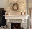 How to Paint A Rock Fireplace Elegant Paint Fireplace Rock Out White Add Reclaimed Wood Mantle or