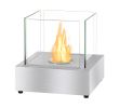 Indoor Tabletop Fireplace Beautiful Cube Tabletop Ventless Ethanol Fireplace