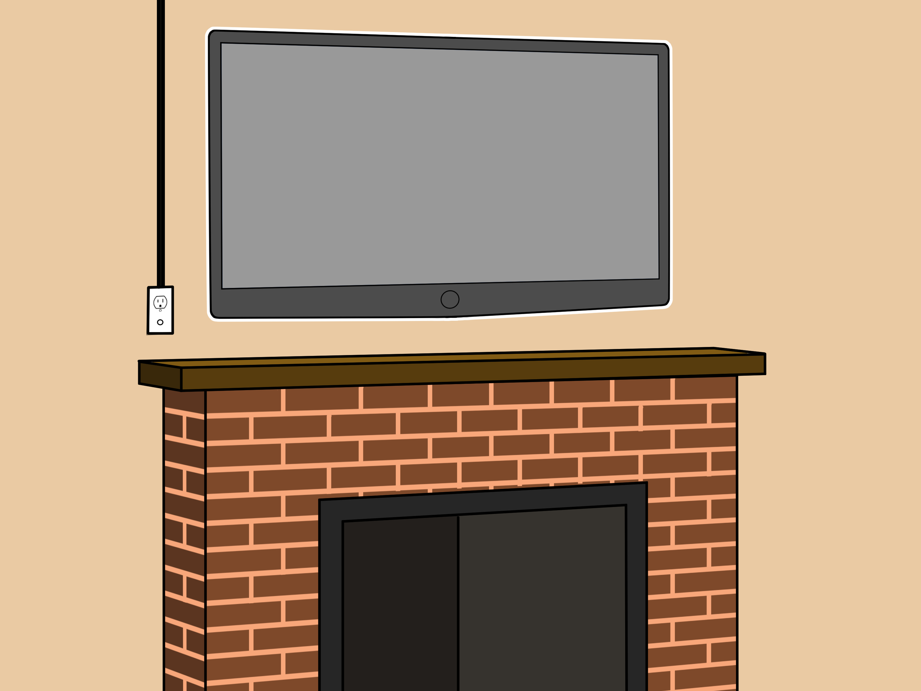 Installing A Mantel On A Brick Fireplace Luxury How to Mount A Fireplace Tv Bracket 7 Steps with