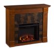 Ivory Electric Fireplace Awesome Pine Canopy Harper Blvd Stonegate Antique Oak Brown