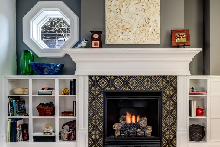 Kidd Fireplace New This Small but Stylish Fireplace Features Our Lisbon Tile