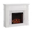 Large Corner Electric Fireplace Luxury Highpoint Faux Cararra Marble Electric Media Fireplace White