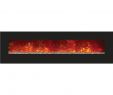 Led Wall Fireplace Inspirational Amantii 81" Built In Wall Mounted Electric Fireplace Wm‐bi