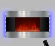 Led Wall Fireplace Unique Led Backlit 36" Stainless Steel Wall Mount Heater Fireplace