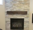 Ledge Stone Fireplace Elegant Ledge Stone Fireplace with Rustic Reclaimed Wood Mantel