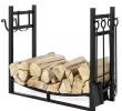 Log Holder for Inside Fireplace Inspirational Best Choice Products 43 5in Steel Firewood Log Storage Rack Accessory for Fire Pit Fireplace W Kindling Holder