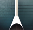 Malm Fireplace Outdoor Best Of Vintage Majestic Mid Century Modern Cone Fireplace White