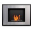 Mirrored Fireplace Elegant Ethanol Kamin Kratki Alpha Szlif Tuv