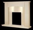 Modern Electric Fireplace Freestanding Elegant Details About Cream Stone Marble Modern Curved Surround Electric Fire Fireplace Suite Lights