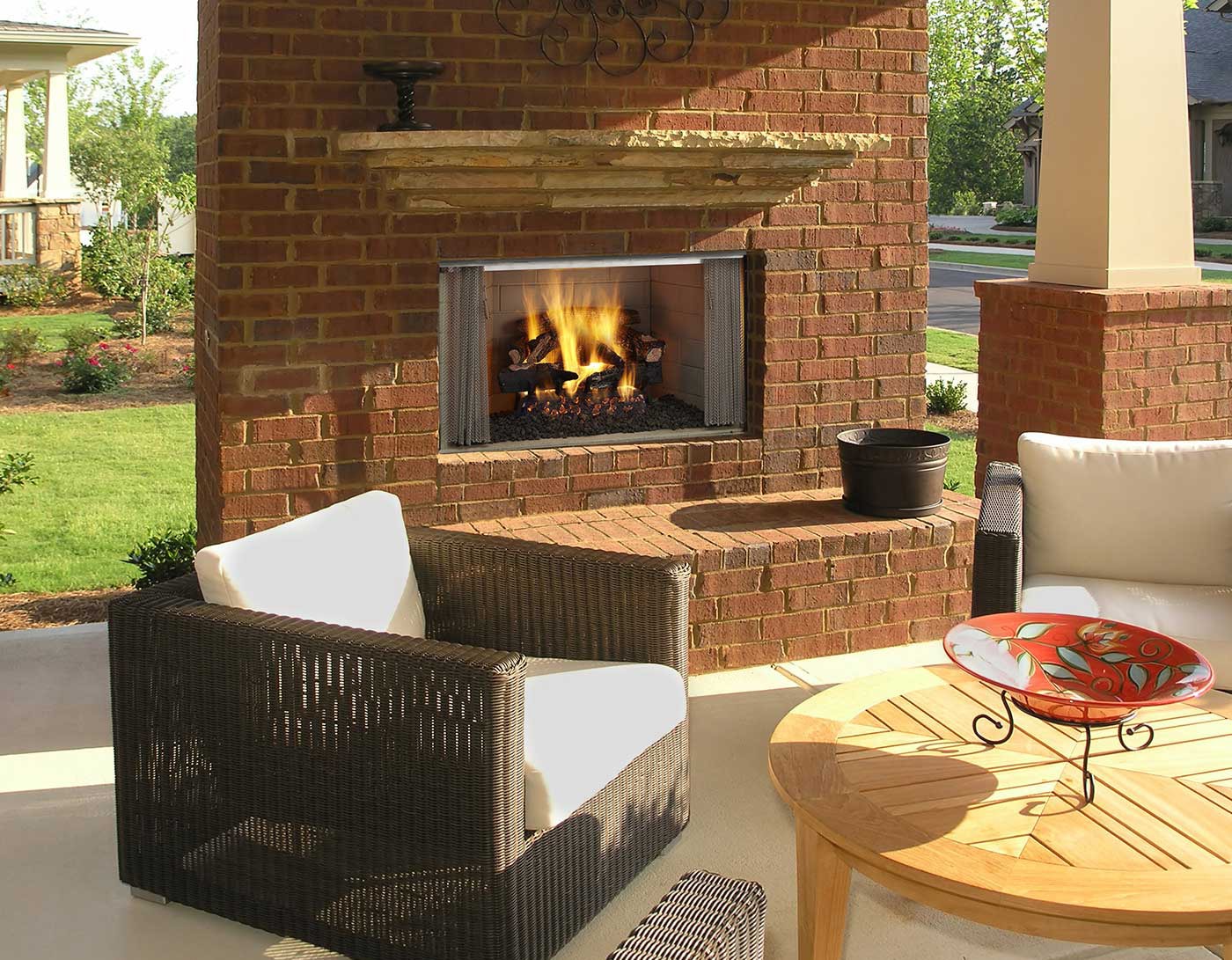 Outdoor Wood Fireplace Insert Luxury Heat & Glo for Professionals