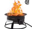 Portable Outdoor Gas Fireplace Fresh Outdoor Propane Gas Fire Pit Portable Patio Fire Bowl for Camping Backyards Garden or Tailgating 19 Inch Diameter 58 000 Btu