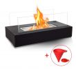 Portable Outdoor Gas Fireplace New Brian & Dany Ventless Tabletop Portable Fire Bowl Pot Bio Ethanol Fireplace Indoor Outdoor Fire Pit In Black W Fire Killer and Funnel