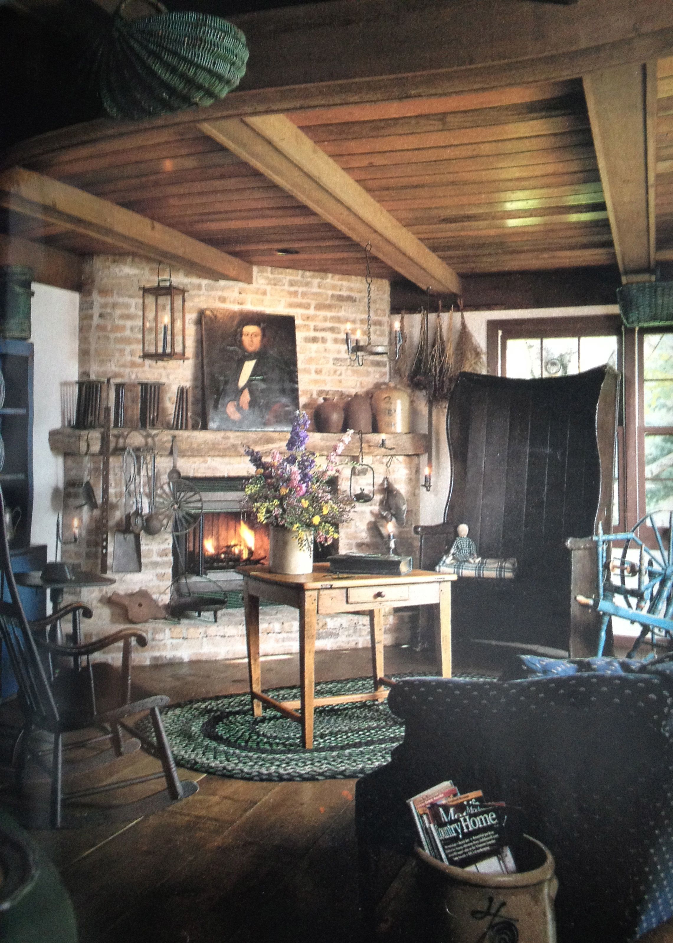 Primitive Fireplace Inspirational Love This Room â¥ Prim