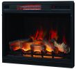 Red Fireplace New 28" Led 3d Infrared Insert Classic Flame