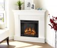 Rock Electric Fireplace Beautiful Real Flame Chateau Corner Electric Fireplace White White