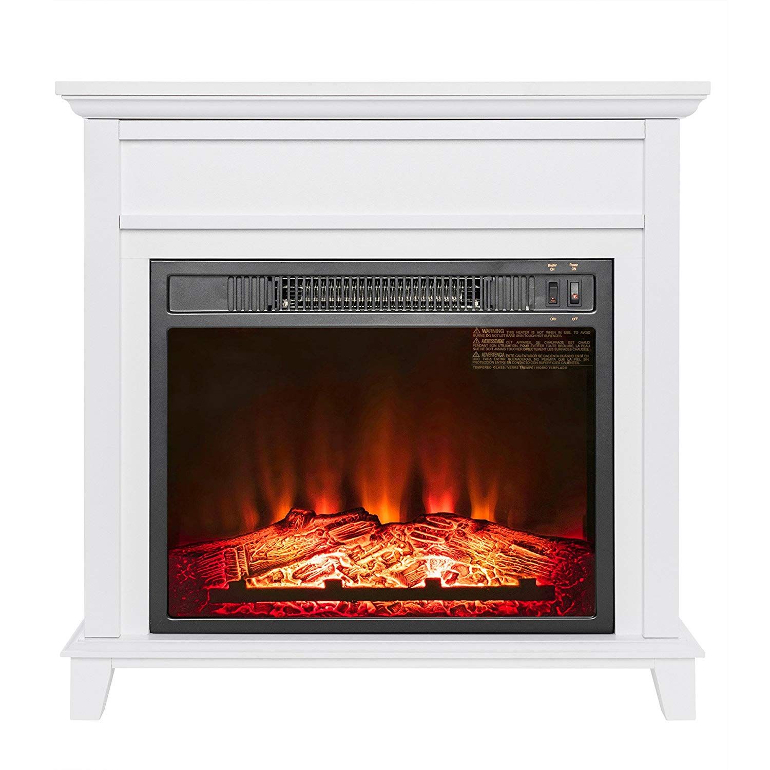 Rock Electric Fireplace Lovely Amazon Akdy 27" Electric Fireplace Freestanding White