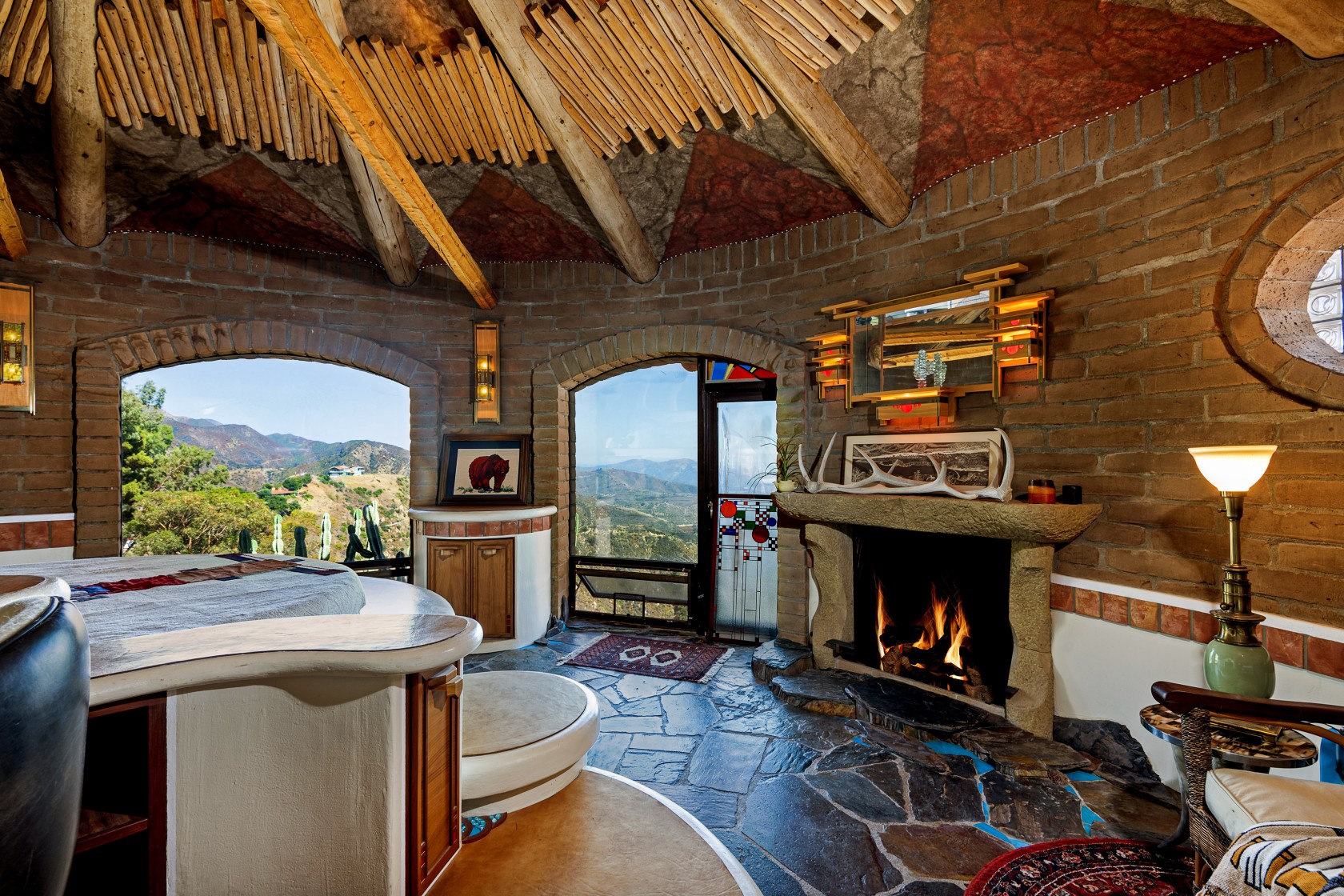 Rustic Fireplace tools Unique Home Of the Week An Elemental Experience In Montecito Los