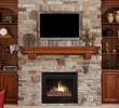 Rustic Mantels for Stone Fireplaces Elegant Pearl Mantels 415 60 Abingdon Wood 60" Fireplace Mantel Shelf Unfinished