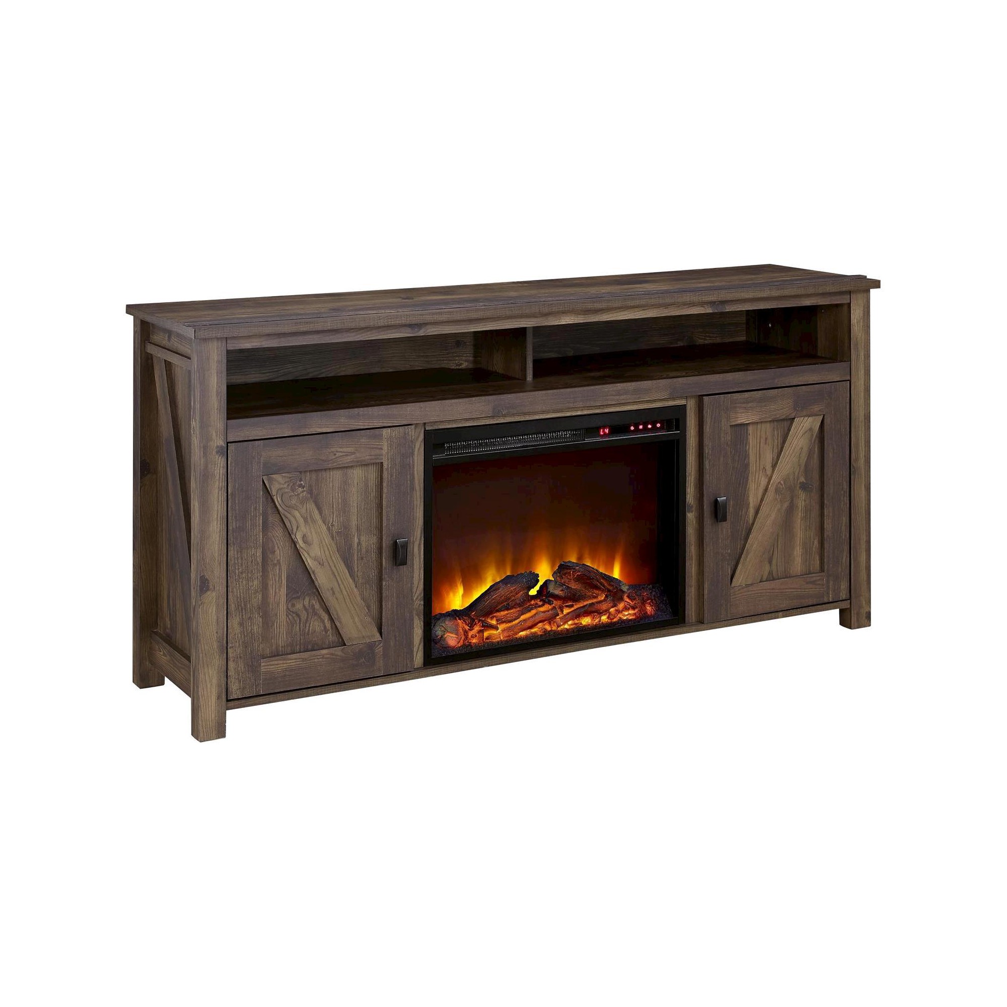 Rustic Wood Electric Fireplace Luxury Brookside Electric Fireplace Tv Console for Tvs Up to 60