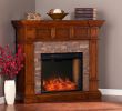 Stacked Stone Electric Fireplace Elegant southern Enterprises Merrimack Simulated Stone Convertible Electric Fireplace