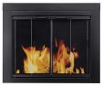 Steel Fireplace Best Of Pleasant Hearth at 1000 ascot Fireplace Glass Door Black Small