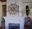 Valley Fireplace Lovely Great Ship Wheel Above Fireplace