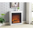 Wayfair Electric Fireplace Insert Luxury Bruxton Simple Fireplace In White