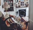 What to Put Above Fireplace New Excellent Display Of Prints and Knick Knacks Above the