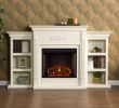 White Fireplace with Shelves New Sei Newport Electric Fireplace with Bookcases Ivory