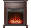 Wood for Fireplace Beautiful Amazon Akdy 27" Brown Wood Finish Insert Freestanding