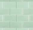 Beveled Subway Tile Backsplash Beautiful Loft Seafoam 3x6 Polished Glass Tile