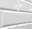 Beveled Subway Tile Backsplash Elegant tools & Home Improvement Tiles 4x10 White Glossy Finish