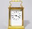 Clocks Over Fireplace Mantel Lovely Antique French Brass Corniche Cased Carriage Clock Reid