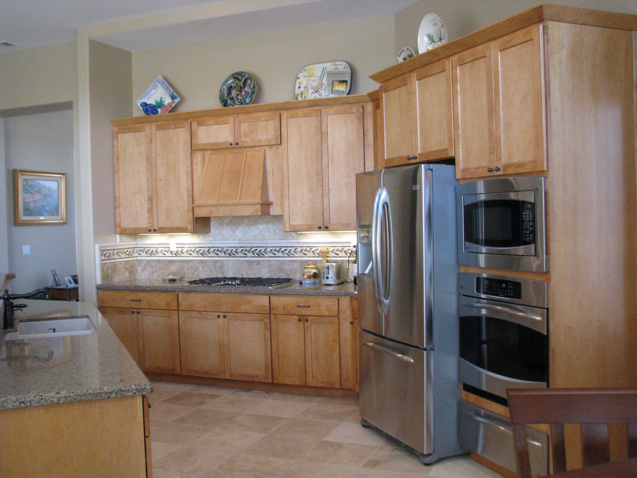 Kitchen with Brick Backsplash Elegant 22 Best Grey Hardwood Floors with Maple Cabinets