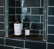 Subway Tile Herringbone Backsplash Beautiful Teal Subway Tile Shower with A Stunning Niche