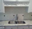 White Brick Backsplash Awesome Ice White 3x6 Backsplash with Black 1" Dot