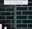 White Subway Tile Herringbone Backsplash Beautiful Teal Subway Tile Shower with A Stunning Niche