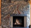 Fireplace Rocks Lovely Magnificent Rock Fireplace with Art Deco touch and Stone