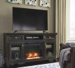 Two Sided Electric Fireplace Inspirational townser 62" Tv Stand with Electric Fireplace