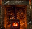 Where to Buy Fireplace Hearth Stone Luxury Wood Burning Stove In A Stone Fireplace Stock