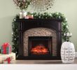 Charm Glow Electric Fireplace Luxury Contreras Faux Stone Electric Fireplace