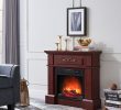 Portable Indoor Fireplace Luxury Prokonian Electric Fireplace with 32" Mantle Royal Cherry Walmart